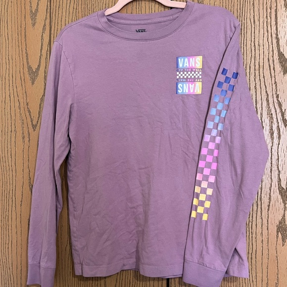 Vans women’s Purple Long Sleeve Shirt - Picture 1 of 4